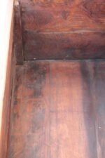 3.5 feet wide Vintage Teak Wood Coffee Table Trunk - Image 5