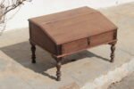 Early 20th Century Indian Hand-Carved Wood Money Box, Men’s Accessories Box - Image 3