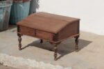 Early 20th Century Indian Hand-Carved Wood Money Box, Men’s Accessories Box - Image 4