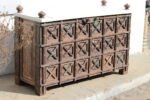 Wooden Console Table | Vintage Storage Box - Image 2