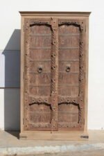 6.10 feet long Old Bhavnagri Almirah | Vintage Cabinet - Image 9
