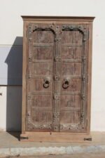 6.3 feet long Old Bhavnagri Almirah | Vintage Cabinet - Image 2
