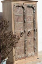 6.3 feet long Old Bhavnagri Almirah | Vintage Cabinet - Image 6