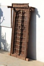 Wooden Window, 5.2 Feet Tall Traditional Handmade Jarokha, Wall Decor - Image 7