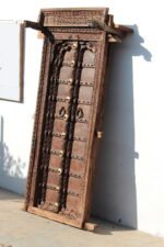 Antique Window, Traditional Carved Wooden Jarokha, 5 feet height Wall Decor Panel - Image 7