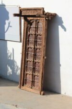 Antique Window, Traditional Carved Wooden Jarokha, 4.7 feet height Wall Decor Panel - Image 7