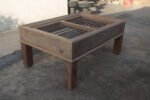 Coffee Tables Crafted from Antique Indian Metal Window Grills | Center Table