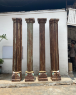 Traditional Teakwood Beams,Old Carved Column-Your Home Furniture Store