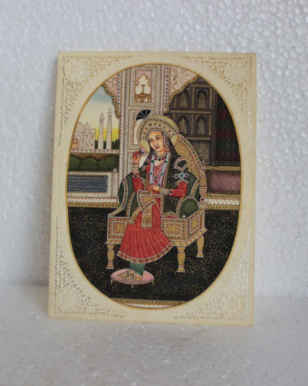 Untitled-13.png Hand-Finished Carved Art Plate, Collectible, Wall Decor - Image 1