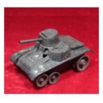 Vintage Litho Tin Tank Toy • Antique Military Collectible • Retro Home Decor