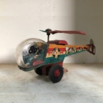 Old Vintage Helicopter Tin Toy Antique Rare Home Decor Collectible