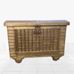 Antique Wooden Indian Pitara Box / Trunk