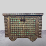Antique Indian Wooden Pitara Box / Trunk
