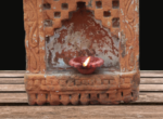 Vintage Stone Aala, Stone Alcove, Garden Decor, Vintage Diya Stand, Temple Alcove - Image 3