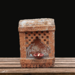 Vintage Stone Aala, Stone Alcove, Garden Decor, Vintage Diya Stand, Temple Alcove