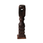 Vintage Handcarved Wooden Candle Stand, Wooden candle pillars