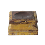 Vintage Wooden Carved Candle Stand, Table Decor Pieces - Image 2