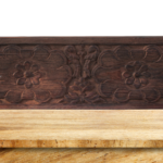 Antique Wooden Wall Decor Carving Panel | Vintage Decor Pieces - Image 3