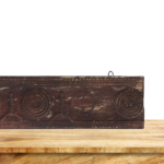 Distressed Vintage Wooden Carving Panel | Vintage Decor Pieces - Image 3