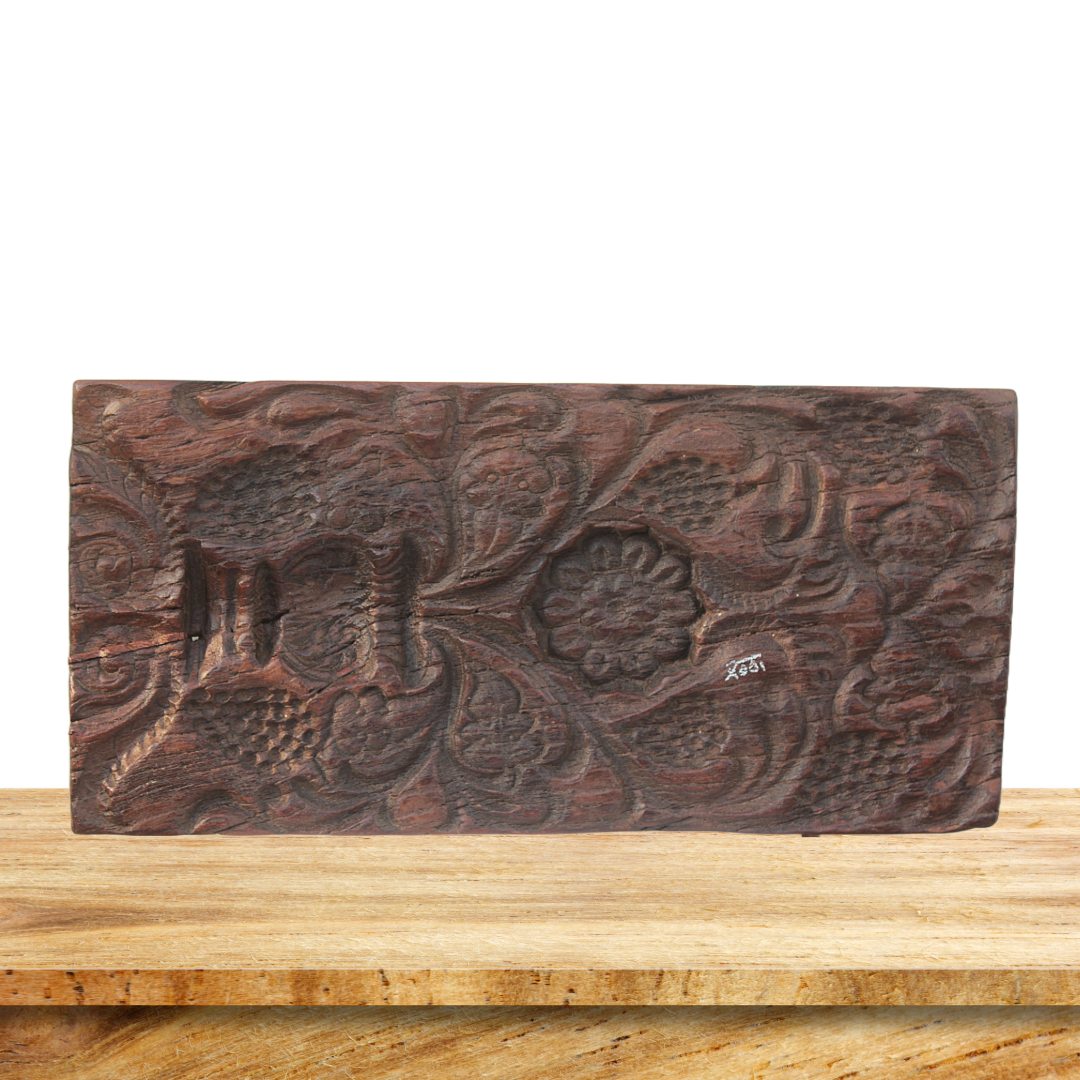 Untitled-2024-12-27T154937.668.png Wooden Carving Panel | Antique Wall Decor Pieces - Image 1