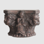 Floating Shelf Wooden Decor Art Wall Shelf | Vintage Wooden Face Carved Shelve