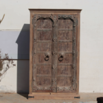 6.3 feet long Old Bhavnagri Almirah | Vintage Cabinet