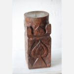 Wooden Candlestick Holder, Rustic Wood Candle stand