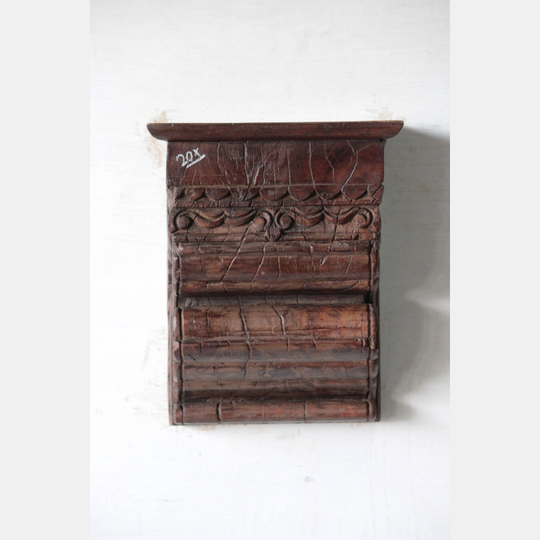Untitled-2025-01-15T162531.157.png Handcrafted Vintage Wooden Wall Hanging Shelf - Image 1