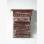 Handcrafted Vintage Wooden Wall Hanging Shelf