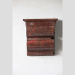 Handcrafted Vintage Wooden Wall Hanging Shelf