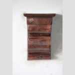 Handcrafted Vintage Wooden Wall Hanging Shelf