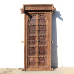 Antique Window, Traditional Carved Wooden Jarokha, 4.7 feet height Wall Decor Panel