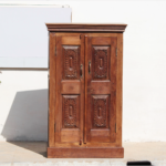 Carved Antique Teak Wood Cabinet