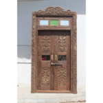 Traditional Carving Door With Frame