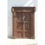 Traditional Carving Door With Frame