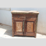 Classic Antique Wooden Sideboard - Handcrafted Vintage Storage Solution