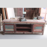 Classic Antique Wooden Sideboard - Handcrafted Vintage Storage Solution