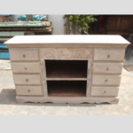 Classic Antique Wooden Sideboard - Handcrafted Vintage Storage Solution