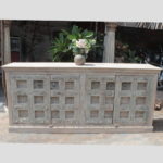 Classic Antique Wooden Sideboard - Handcrafted Vintage Storage Solution