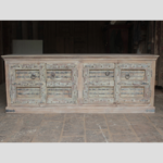 Classic Antique Wooden Sideboard - Handcrafted Vintage Storage Solution