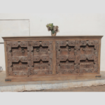 Classic Antique Wooden Sideboard - Handcrafted Vintage Storage Solution