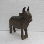 Antique Wooden Nandi Figurine