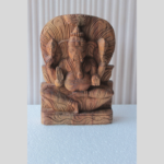 New Wooden Hand Carved Lord Ganesha Figure Antique Home Decorative Gift