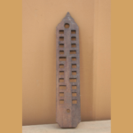 Old Vintage Wooden Spoon Holder Antique Wall Hanging Utensils Holder