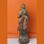 Wooden Church Mary Figure Old Vintage Antique Rare Home Decor Collectible
