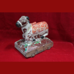 Wooden Nandi Figure Antique Vintage Handcrafted Old Home Decor