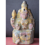 Wooden Panel Laxmi 1900s Old Vintage Antique Rare Home Decor Collectible