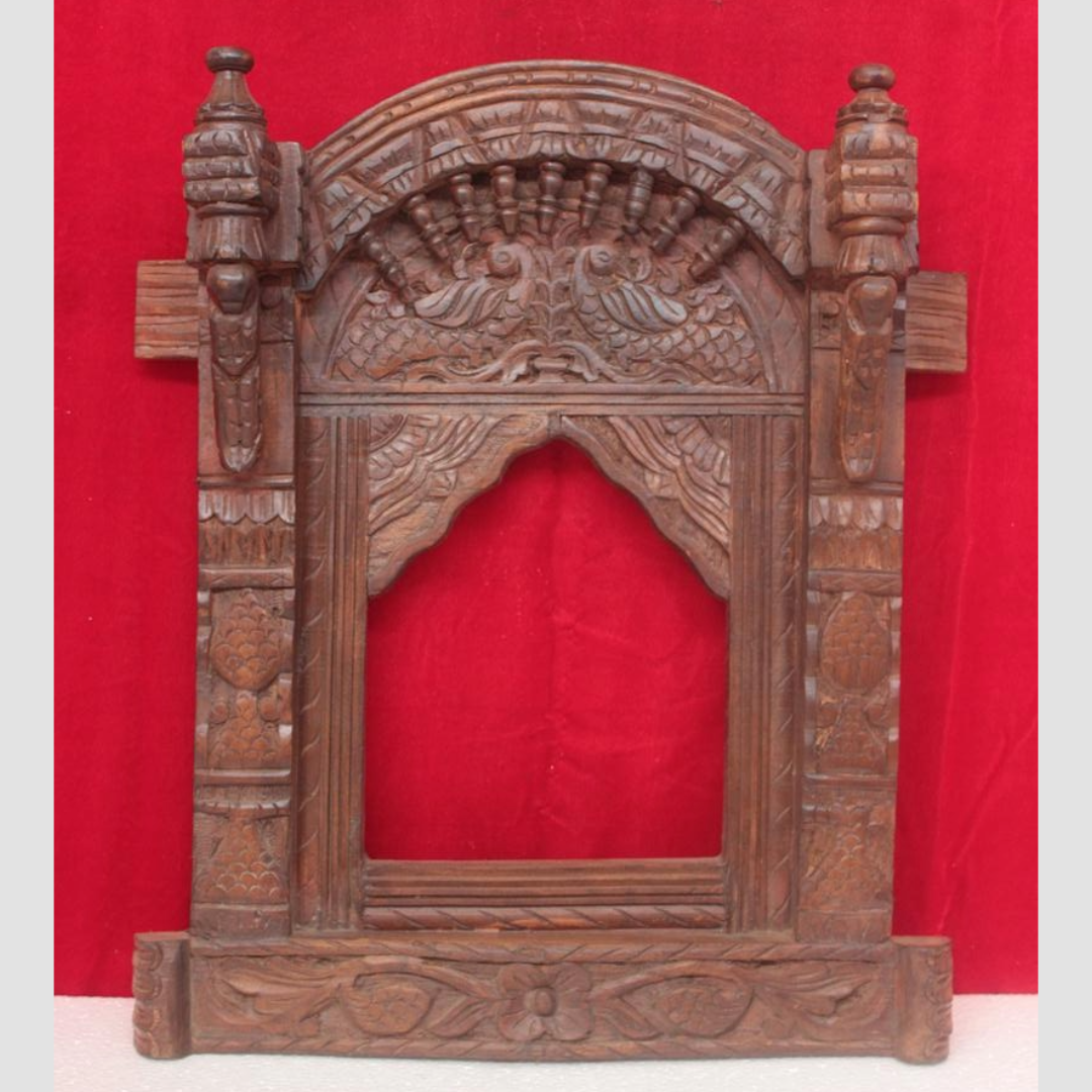 Untitled-2025-07-23T130731.201.png Jharoka Wall Picture Frame New Wooden Handcrafted Window Wall Decor - Image 1