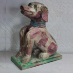Old Vintage Wooden Handcrafted Dog Figure