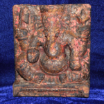 Wooden Panel Ganesha 1900s Old Vintage Indian Rare Home Decor Collectible